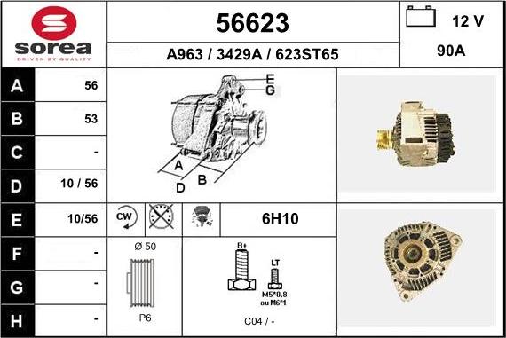 EAI 56623 - Alternateur cwaw.fr