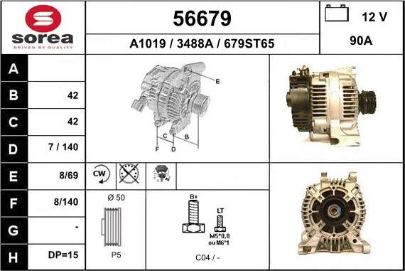 EAI 56679 - Alternateur cwaw.fr