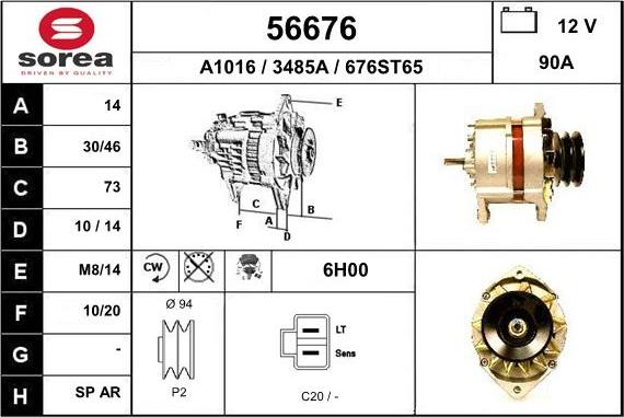 EAI 56676 - Alternateur cwaw.fr