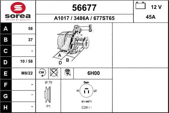 EAI 56677 - Alternateur cwaw.fr