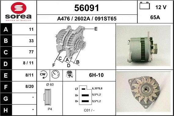 EAI 56091 - Alternateur cwaw.fr