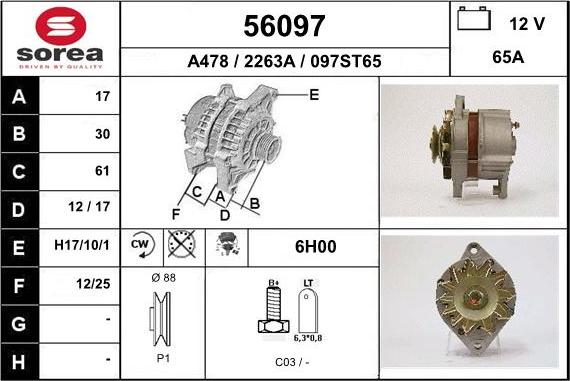 EAI 56097 - Alternateur cwaw.fr