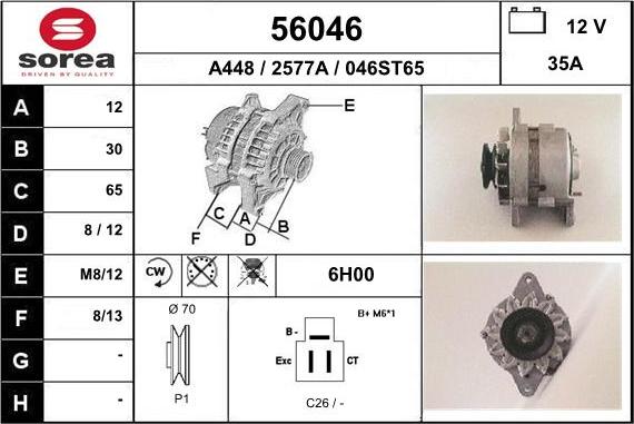 EAI 56046 - Alternateur cwaw.fr