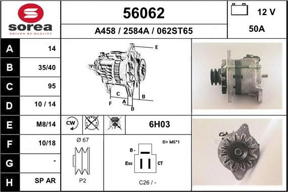 EAI 56062 - Alternateur cwaw.fr