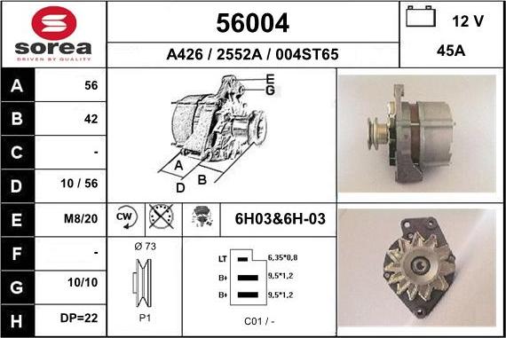 EAI 56004 - Alternateur cwaw.fr