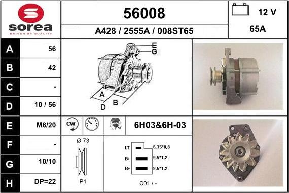 EAI 56008 - Alternateur cwaw.fr