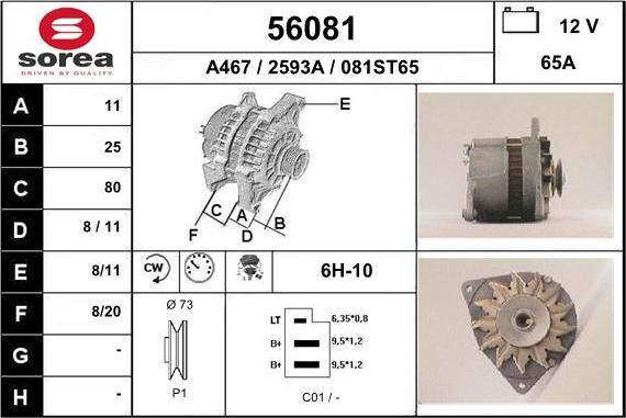 EAI 56081 - Alternateur cwaw.fr