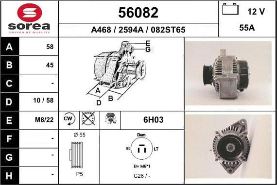 EAI 56082 - Alternateur cwaw.fr