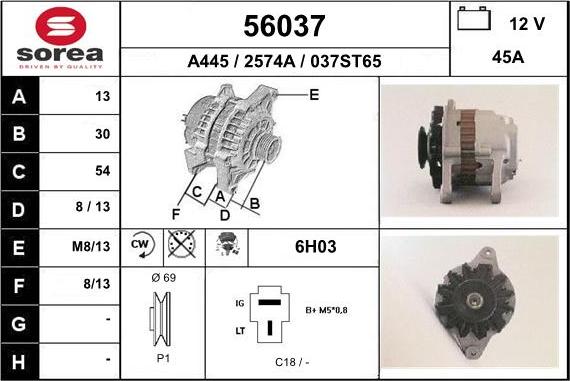 EAI 56037 - Alternateur cwaw.fr