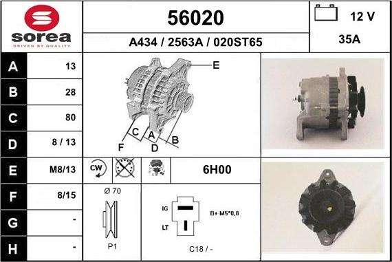 EAI 56020 - Alternateur cwaw.fr