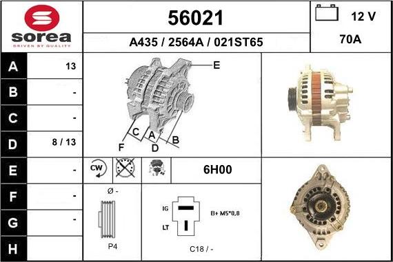 EAI 56021 - Alternateur cwaw.fr