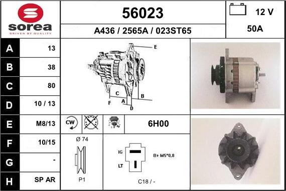 EAI 56023 - Alternateur cwaw.fr