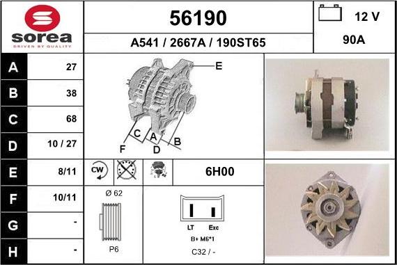 EAI 56190 - Alternateur cwaw.fr