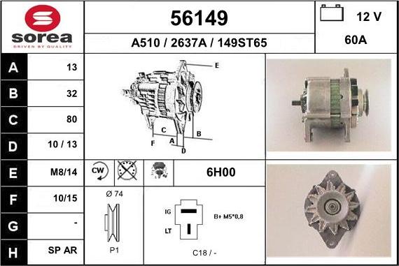 EAI 56149 - Alternateur cwaw.fr