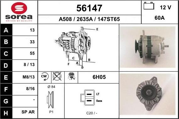 EAI 56147 - Alternateur cwaw.fr