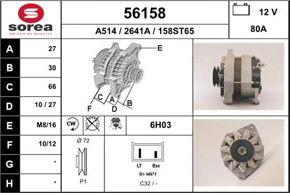 EAI 56158 - Alternateur cwaw.fr