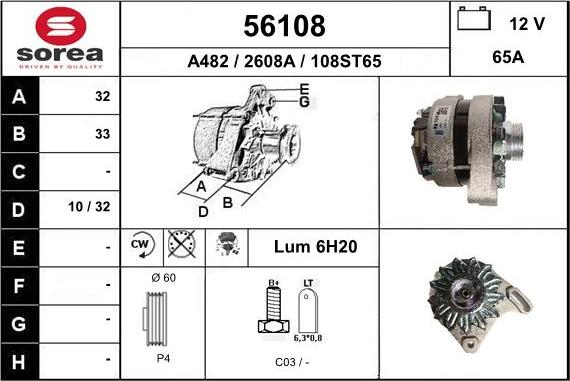 EAI 56108 - Alternateur cwaw.fr