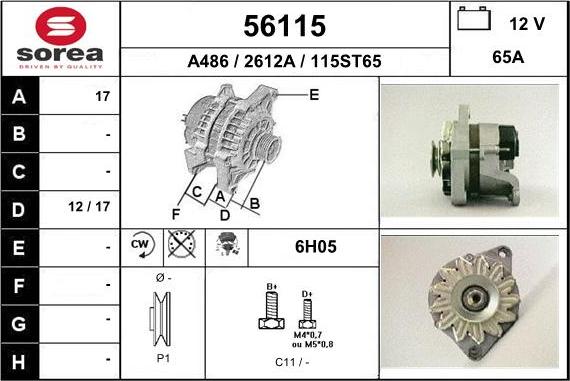 EAI 56115 - Alternateur cwaw.fr