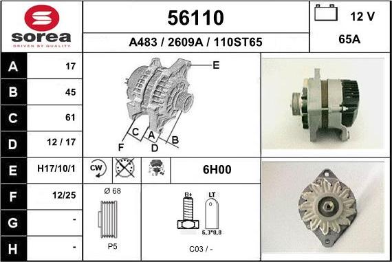 EAI 56110 - Alternateur cwaw.fr