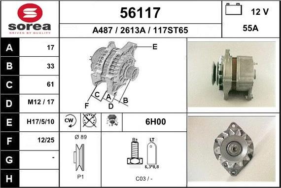 EAI 56117 - Alternateur cwaw.fr