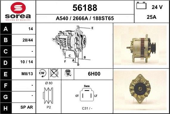 EAI 56188 - Alternateur cwaw.fr