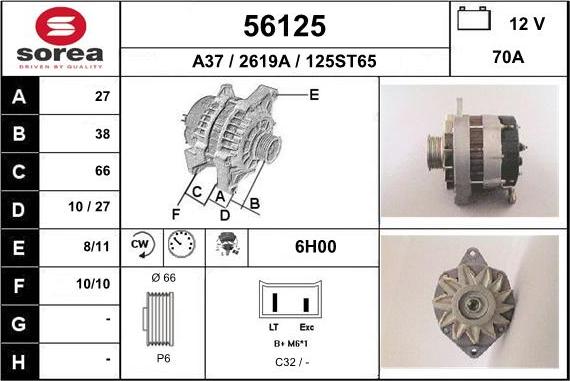 EAI 56125 - Alternateur cwaw.fr