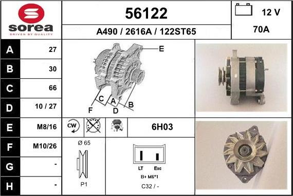 EAI 56122 - Alternateur cwaw.fr