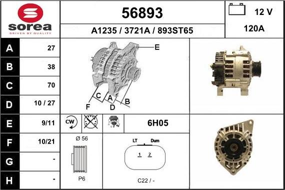 EAI 56893 - Alternateur cwaw.fr