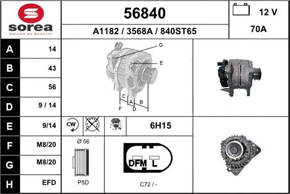 EAI 56840 - Alternateur cwaw.fr