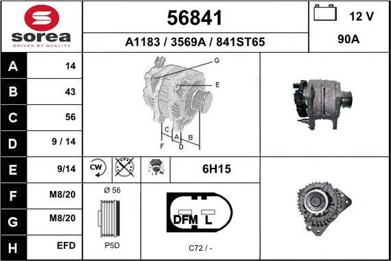 EAI 56841 - Alternateur cwaw.fr