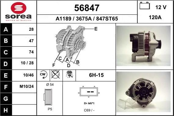 EAI 56847 - Alternateur cwaw.fr