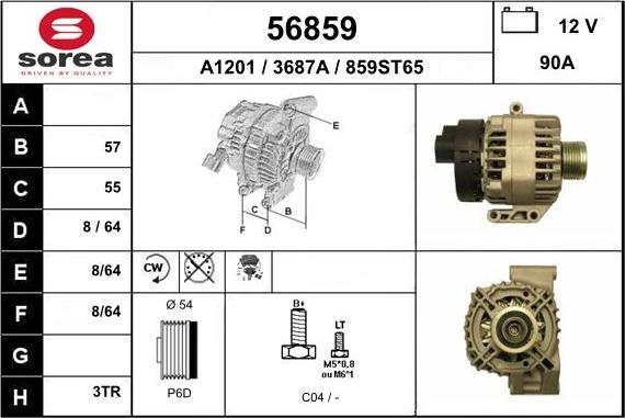 EAI 56859 - Alternateur cwaw.fr