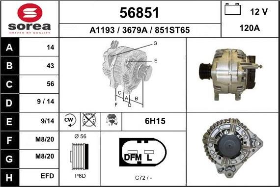 EAI 56851 - Alternateur cwaw.fr