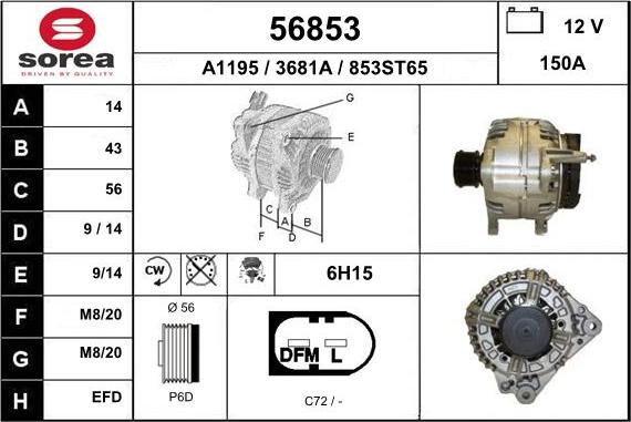 EAI 56853 - Alternateur cwaw.fr