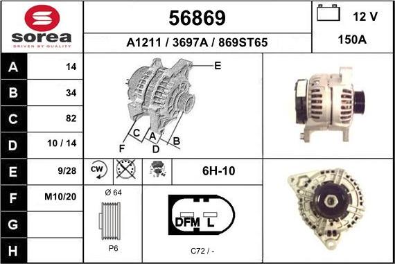 EAI 56869 - Alternateur cwaw.fr