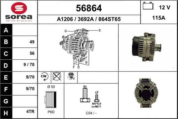 EAI 56864 - Alternateur cwaw.fr