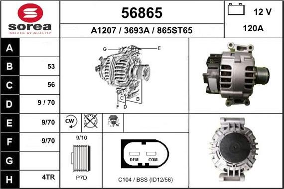 EAI 56865 - Alternateur cwaw.fr