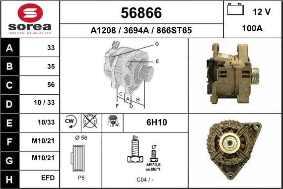 EAI 56866 - Alternateur cwaw.fr