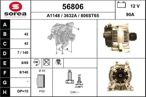 EAI 56806 - Alternateur cwaw.fr