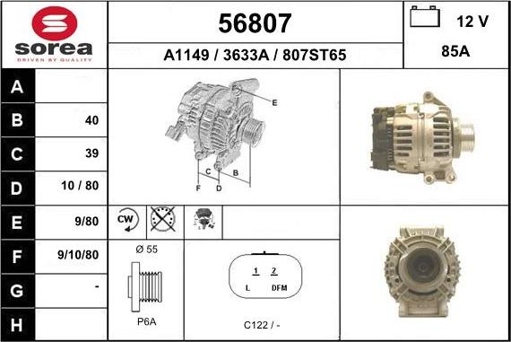 EAI 56807 - Alternateur cwaw.fr