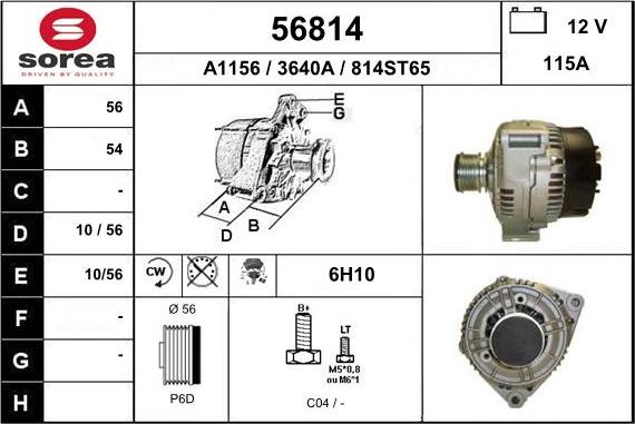 EAI 56814 - Alternateur cwaw.fr