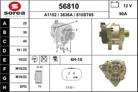 EAI 56810 - Alternateur cwaw.fr