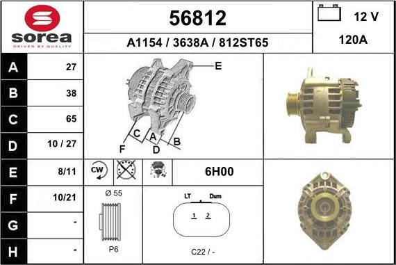 EAI 56812 - Alternateur cwaw.fr