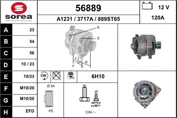 EAI 56889 - Alternateur cwaw.fr