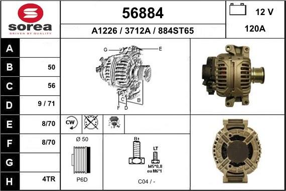 EAI 56884 - Alternateur cwaw.fr