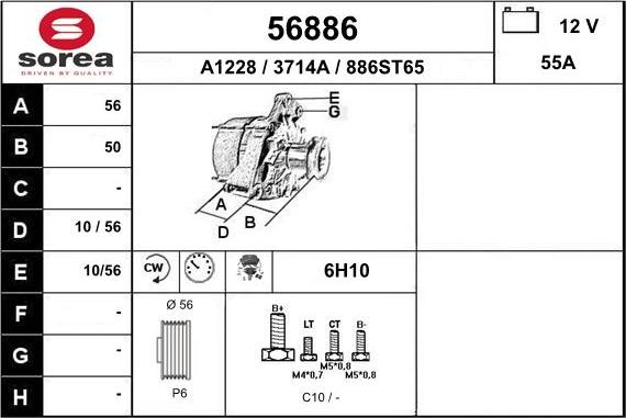 EAI 56886 - Alternateur cwaw.fr