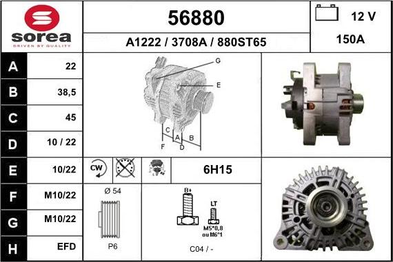 EAI 56880 - Alternateur cwaw.fr