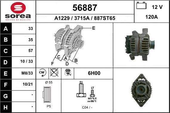 EAI 56887 - Alternateur cwaw.fr