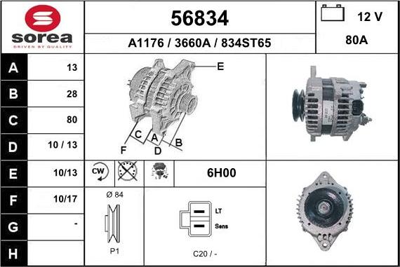 EAI 56834 - Alternateur cwaw.fr