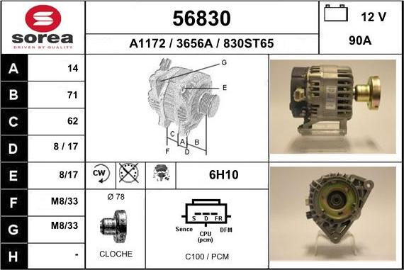 EAI 56830 - Alternateur cwaw.fr